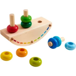 Haba Balance Arc En Ciel -Magasin De Jouets En Bois balance arc en ciel en bois 2