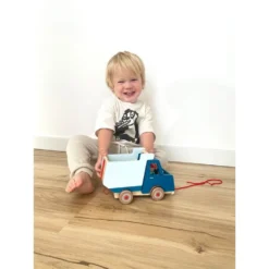 Small Foot Camion Benne à Tirer 13 Small Foot Camion Benne à Tirer -Magasin De Jouets En Bois camion benne a tirer bois 3