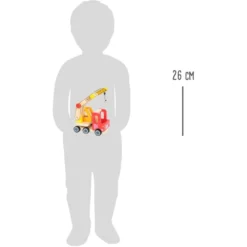 Small Foot Camion Grue -Magasin De Jouets En Bois camion grue en bois 4