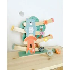 Small Foot Cascade De Roues Couleurs Pastel 6 Small Foot Cascade De Roues Couleurs Pastel -Magasin De Jouets En Bois cascade de roues couleurs pastel en bois 2