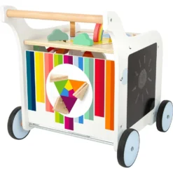 Small Foot Chariot De Marche Arc-en-ciel 17 Small Foot Chariot De Marche Arc-en-ciel -Magasin De Jouets En Bois chariot de marche arc en ciel bois 5