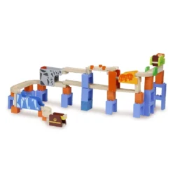 Circuit à Billes - Double Course -Magasin De Jouets En Bois circuit a billes en bois double course 2