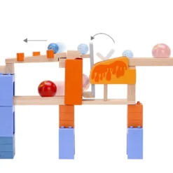 Circuit à Billes - Double Course -Magasin De Jouets En Bois circuit a billes en bois double course 5