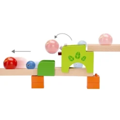 Circuit à Billes - Double Course -Magasin De Jouets En Bois circuit a billes en bois double course 7