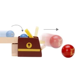 Circuit à Billes - Double Course -Magasin De Jouets En Bois circuit a billes en bois double course 8