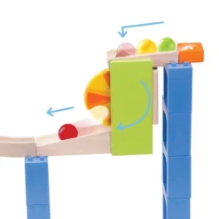 Circuit à Billes - Montagnes Russes -Magasin De Jouets En Bois circuit a billes en bois montagnes russes 2