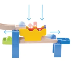 Circuit à Billes - Montagnes Russes -Magasin De Jouets En Bois circuit a billes en bois montagnes russes 5