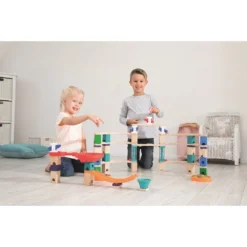 Beleduc Circuit à Billes - Quadrilla Géant -Magasin De Jouets En Bois circuit a billes quadrilla geant bois 2