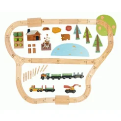 Tender Leaf Circuit De Train - En Forêt 21 Tender Leaf Circuit De Train - En Forêt -Magasin De Jouets En Bois circuit de train en foret bois 10