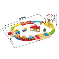 Circuit De Train - Mélomane -Magasin De Jouets En Bois circuit de train melomane bois 6