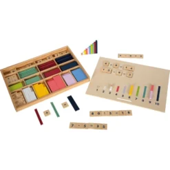 Small Foot Coffret Mathématiques - Réglettes Cuisenaire Et Opérations -Magasin De Jouets En Bois coffret mathematiques bois reglettes cuisenaire et operations 14
