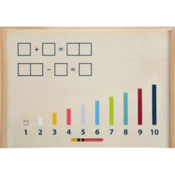 Small Foot Coffret Mathématiques - Réglettes Cuisenaire Et Opérations -Magasin De Jouets En Bois coffret mathematiques bois reglettes cuisenaire et operations 9
