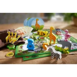Haba Coffret Multi-jeux - Animaux Du Zoo -Magasin De Jouets En Bois coffret multi jeux animaux du zoo bois 2
