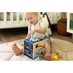 Small Foot Cube De Motricité - Voyage Marin -Magasin De Jouets En Bois cube de motricite voyage marin bois 3