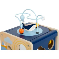 Small Foot Cube De Motricité - Voyage Marin -Magasin De Jouets En Bois cube de motricite voyage marin bois 6