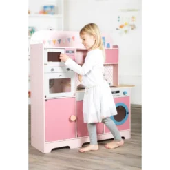 Small Foot Cuisine Rose Groumet -Magasin De Jouets En Bois cuisine rose groumet bois 4