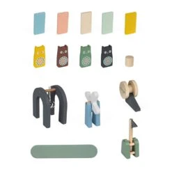 Janod Dominos Sweet Cocoon -Magasin De Jouets En Bois dominos sweet cocoon bois 4