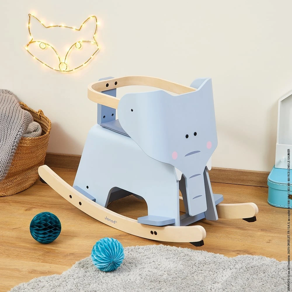 Janod Éléphant à Bascule 2 Janod Éléphant à Bascule – Image 2