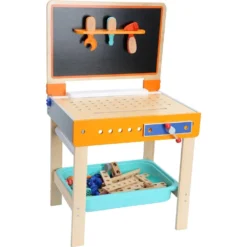 Small Foot Établi De Bricolage Avec Table à Dessin -Magasin De Jouets En Bois etabli de bricolage en bois 3
