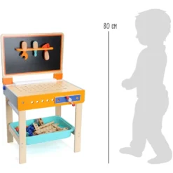 Small Foot Établi De Bricolage Avec Table à Dessin -Magasin De Jouets En Bois etabli de bricolage en bois 8