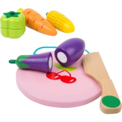 Small Foot Fruits Et Légumes à Découper -Magasin De Jouets En Bois fruits legumes a decouper bois 2