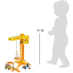 Small Foot Grue De Chantier 19 Small Foot Grue De Chantier -Magasin De Jouets En Bois grue de chantier bois 9