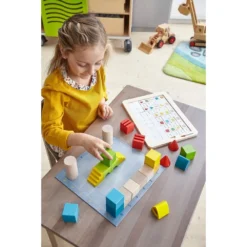 Haba Initiation Au Codage - Petit Architecte -Magasin De Jouets En Bois initiation au codage petit architecte bois 3