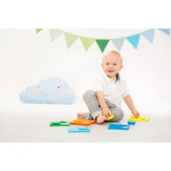 Beleduc Jeu à Empiler - Animaux Rigolos -Magasin De Jouets En Bois jeu a empiler animaux rigolos bois 13