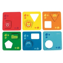 Beleduc Jeu à Empiler - Animaux Rigolos -Magasin De Jouets En Bois jeu a empiler animaux rigolos bois 4