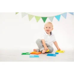 Beleduc Jeu à Empiler - Animaux Rigolos -Magasin De Jouets En Bois jeu a empiler animaux rigolos bois 8