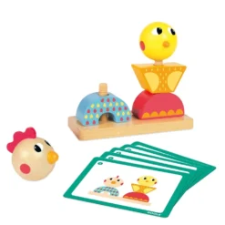 Jeu à Empiler Et Visser - Jolies Poulettes