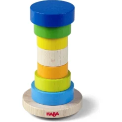 Haba Jeu à Empiler - Tour Infernale -Magasin De Jouets En Bois jeu a empiler tour infernale bois 7