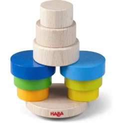 Haba Jeu à Empiler - Tour Infernale -Magasin De Jouets En Bois jeu a empiler tour infernale bois 9
