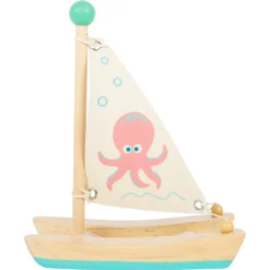 Small Foot Jeu D'eau - Catamaran -Magasin De Jouets En Bois jeu d eau catamaran bois 2