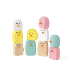 Janod Jeu D'équilibre - Flamant Rose -Magasin De Jouets En Bois jeu d equilibre flamant rose bois 6