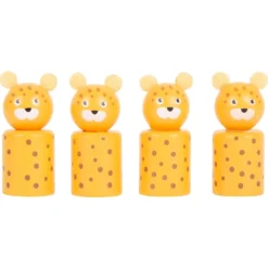 Small Foot Jeu Des Petits Chevaux - Dans La Savane -Magasin De Jouets En Bois jeu des petits chevaux dans la savane bois 9