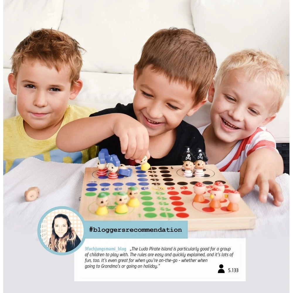 Small Foot Jeu Des Petits Chevaux - Piraterie 2 Small Foot Jeu Des Petits Chevaux - Piraterie – Image 2