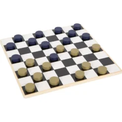 Small Foot Jeux D'échecs, De Dames Et Backgammon 3 En 1 Doré -Magasin De Jouets En Bois jeux d echecs de dames et backgammon 3 en 1 dore bois 13