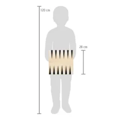 Small Foot Jeux D'échecs, De Dames Et Backgammon 3 En 1 Doré -Magasin De Jouets En Bois jeux d echecs de dames et backgammon 3 en 1 dore bois 14