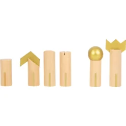 Small Foot Jeux D'échecs, De Dames Et Backgammon 3 En 1 Doré -Magasin De Jouets En Bois jeux d echecs de dames et backgammon 3 en 1 dore bois 4