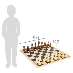 Small Foot Jeux D'échecs Et De Dames XXL -Magasin De Jouets En Bois jeux d echecs et de dames xxl bois 6