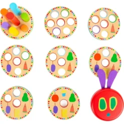 Small Foot Jouet à Empiler - Chenille -Magasin De Jouets En Bois jouet a empiler en bois chenille 3