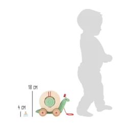 Small Foot L'escargot Voyageur à Tirer 17 Small Foot L'escargot Voyageur à Tirer -Magasin De Jouets En Bois l escargot voyageur bois 8