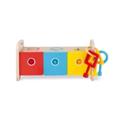 Janod La Boîte à Clefs - Essentiel -Magasin De Jouets En Bois la boite a clefs essentiel bois 7