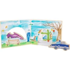 Small Foot Livre En Bois - Forces De L'ordre -Magasin De Jouets En Bois livre en bois forces de l ordre 2