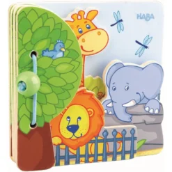 Haba Livre En Bois - Mon Premier Safari -Magasin De Jouets En Bois livre en bois mon premier safari 2