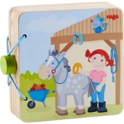 Haba Livre En Bois - Passion équestre -Magasin De Jouets En Bois livre en bois passion equestre 2