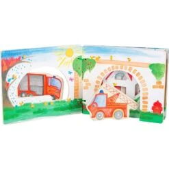 Small Foot Livre En Bois - Secouristes -Magasin De Jouets En Bois livre en bois secouristes 2