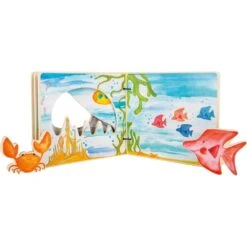 Small Foot Livre En Bois - Vie Sous La Mer -Magasin De Jouets En Bois livre en bois vie sous la mer 4