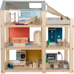 Small Foot Maison De Poupée - Beauté Naturelle -Magasin De Jouets En Bois maison de poupee beaute naturelle bois 12